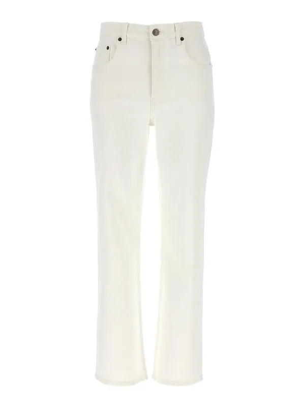 Tory Burch Jean Bootcut - Blanc - Blanc - Femme | 170922102