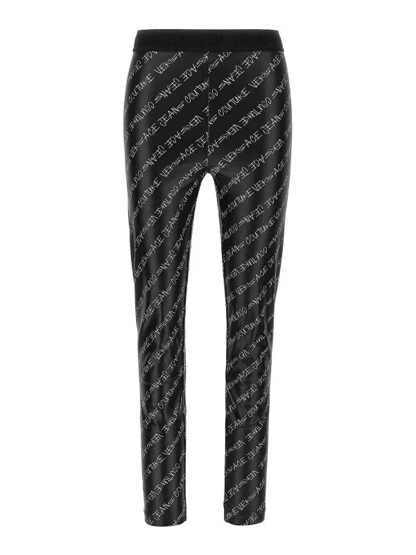 Versace Jeans Leggings - Noir - Noir - Femme | 75HAC101JS219899