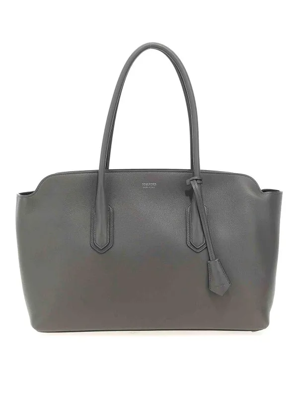 Tom Ford Sac Porté Épaule - Gris - Gris | L1890LCL490A1G007