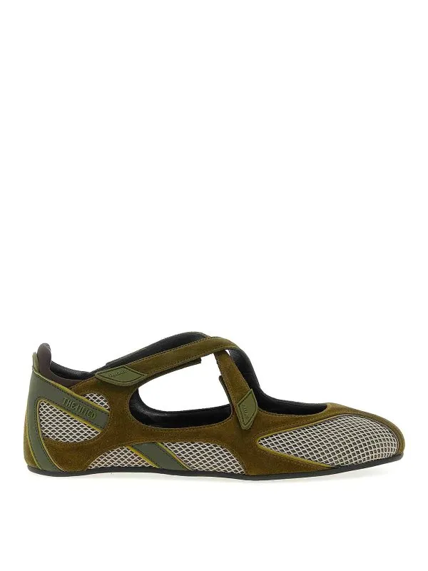 The Attico Ballerines - Vert - Vert - Femme | 251WSH00871828