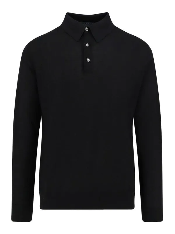 Kiton Polo - Noir - Noir - Homme | UMK0864K5006NERO | thebs.com