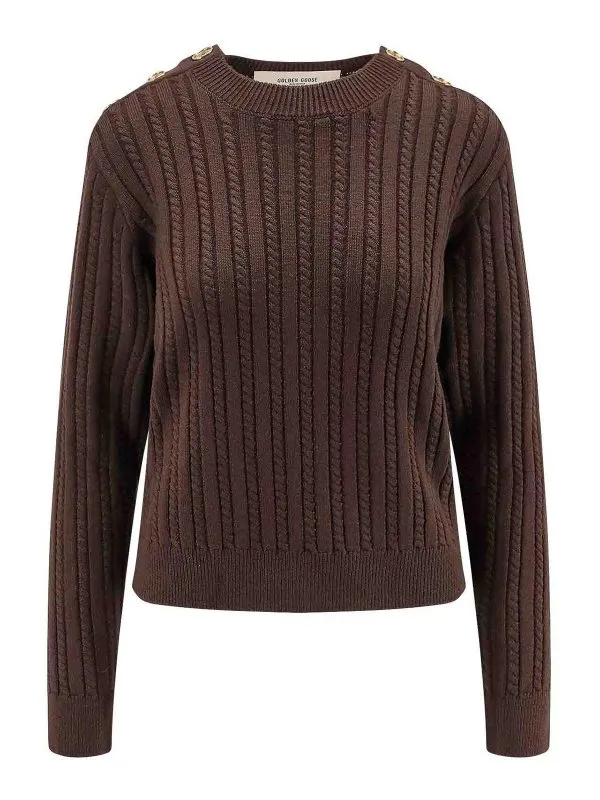 Golden Goose Pull Col Bateau - Camel - Camel | GWP02467P00211090108