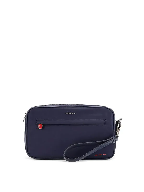 Kiton Pochette - Bleu - Bleu - Homme | UBA0052N0127002BLU