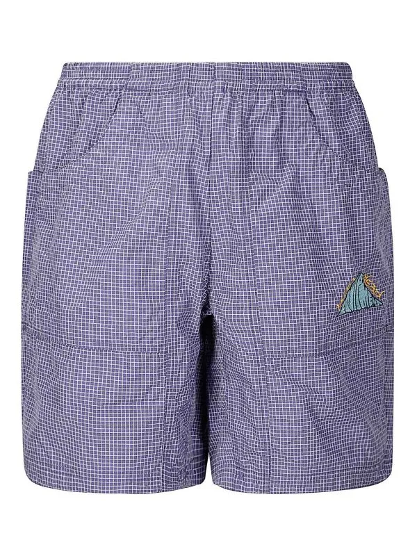 Brain Dead Short - Bleu - Bleu - Homme | 2501BDS25B210042BLUB