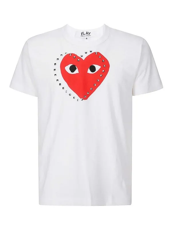 Comme des Garçons Play T-Shirt - Blanc - Blanc | AXT8030511