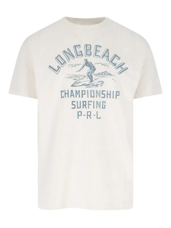 Polo Ralph Lauren T-Shirt - Blanc - Blanc - Homme | 710966444001