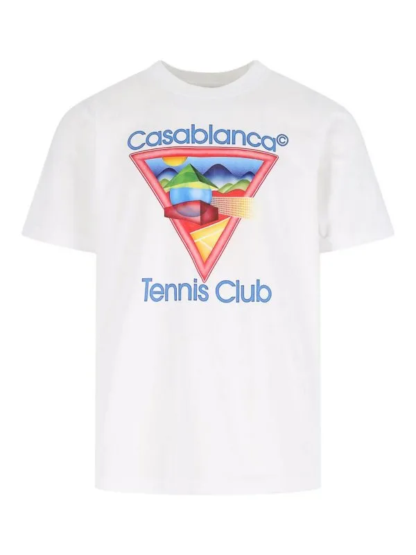 Casablanca T-Shirt - Blanc - Blanc | MPF25JTS00101TENNISCLUBICON