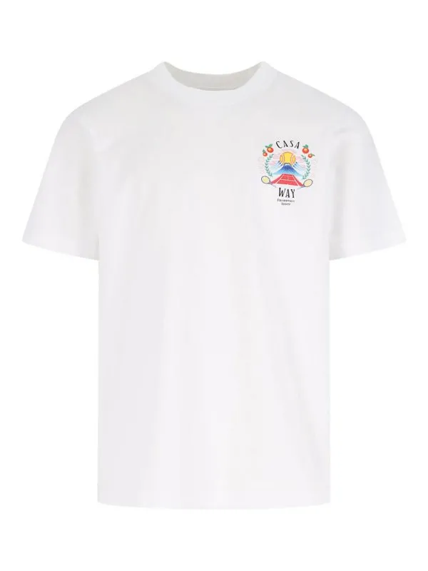 Casablanca T-Shirt - Blanc - Blanc | MPF25JTS00108CASAWAYMOUNTAIN
