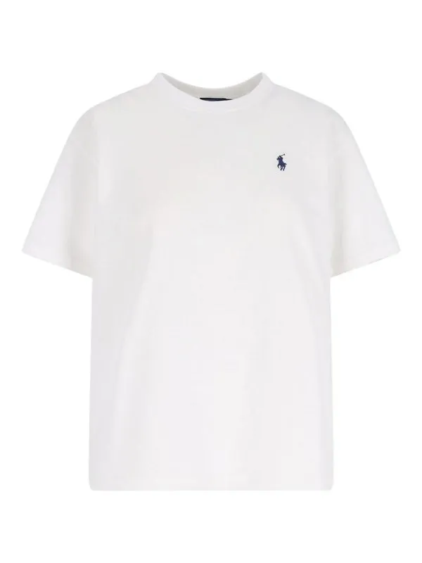 Polo Ralph Lauren T-Shirt - Blanc - Blanc - Femme | 211967104001