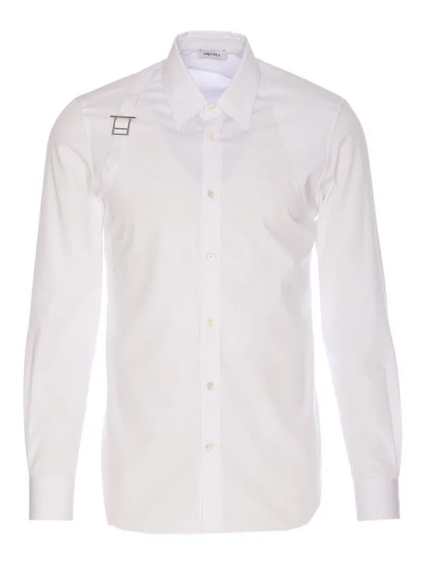 Alexander Mcqueen Chemise - Blanc - Blanc - Homme | 828259QNAAX9000