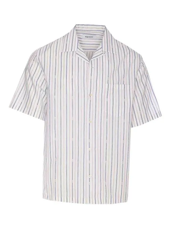 Alexander Mcqueen Chemise - Blanc - Blanc - Homme | 828641QNAA49216