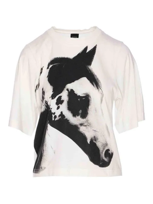 Pinko T-Shirt - Blanc - Blanc - Femme | 1050862K1ZZ1 | thebs.com