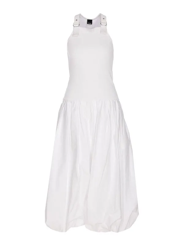 Pinko Robe Au Genou - Blanc - Blanc - Femme | 1051372L8Z04
