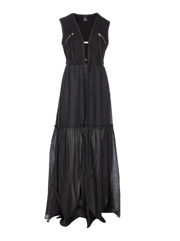 Pinko Robe Au Genou - Noir - Noir - Femme | 1052462MIZ99