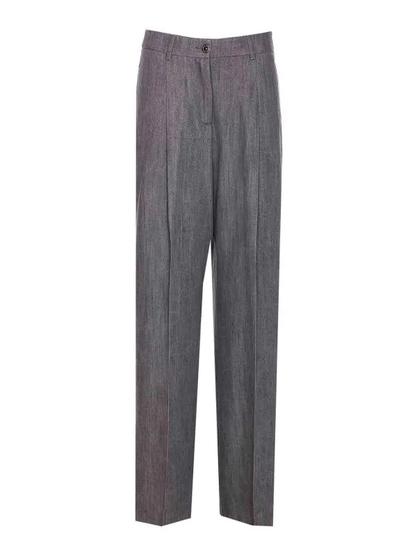 Liu Jo Pantalons Décontractés - Gris - Gris | UF5144D026687457