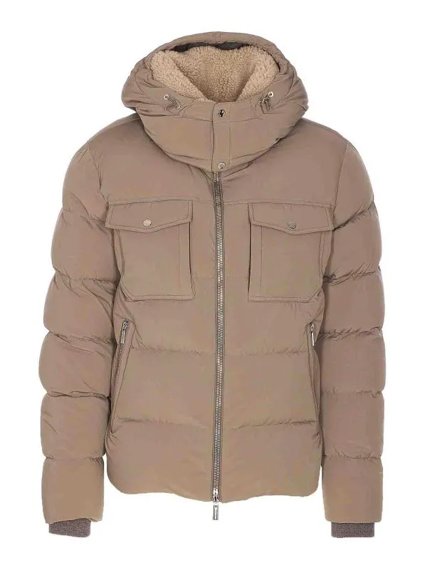 Moorer Blouson Rembourré - Beige - Beige - Homme | ALARICKKNU0214