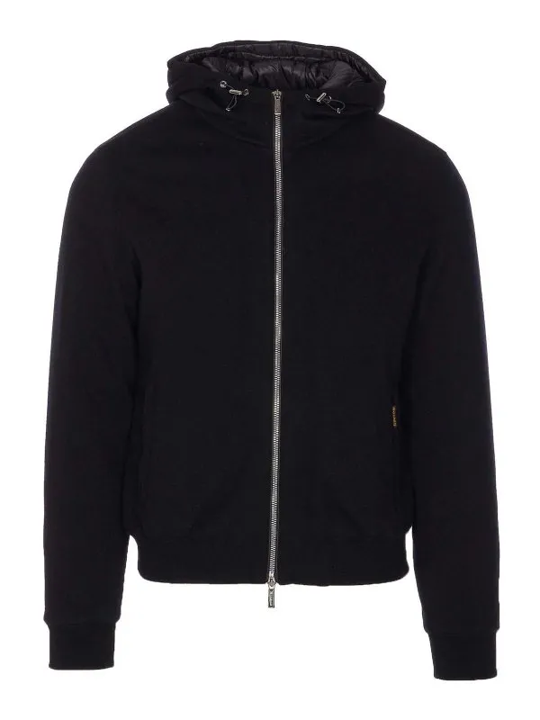 Moorer Blouson Rembourré - Noir - Noir - Homme | BRIGNOMRWU0001