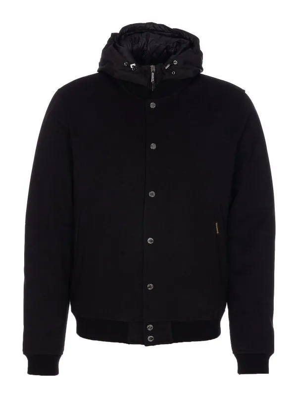 Moorer Blouson Rembourré - Noir - Noir - Homme | CALLUMTZU0001