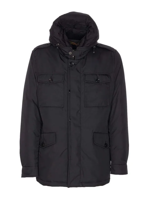 Moorer Blouson Rembourré - Noir - Noir - Homme | ISACWKU0001