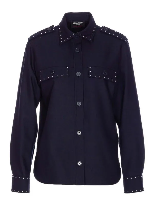 Zadig&Voltaire Chemise - Bleu - Bleu - Femme | WWSH02252404