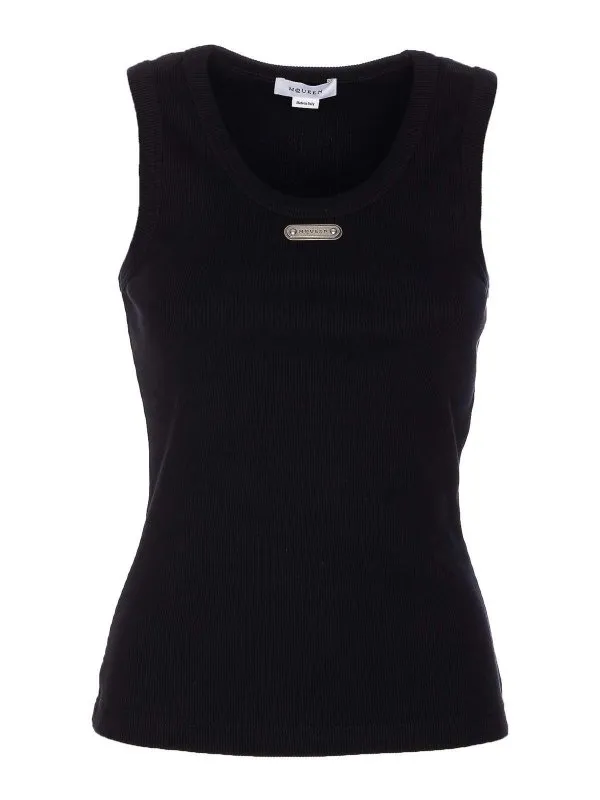 Alexander Mcqueen Top - Noir - Noir - Femme | 839507QLAER1000