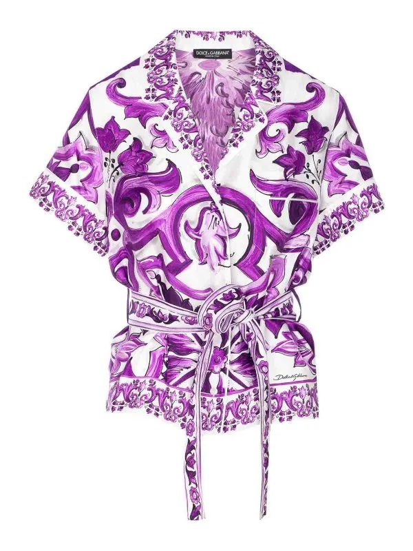 Dolce & Gabbana Chemise - Violet - Violet | F5G67THI1TKIP3TN