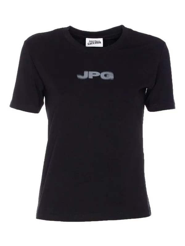 Jean Paul Gaultier T-Shirt - Noir - Noir - Femme | TO300J0020004