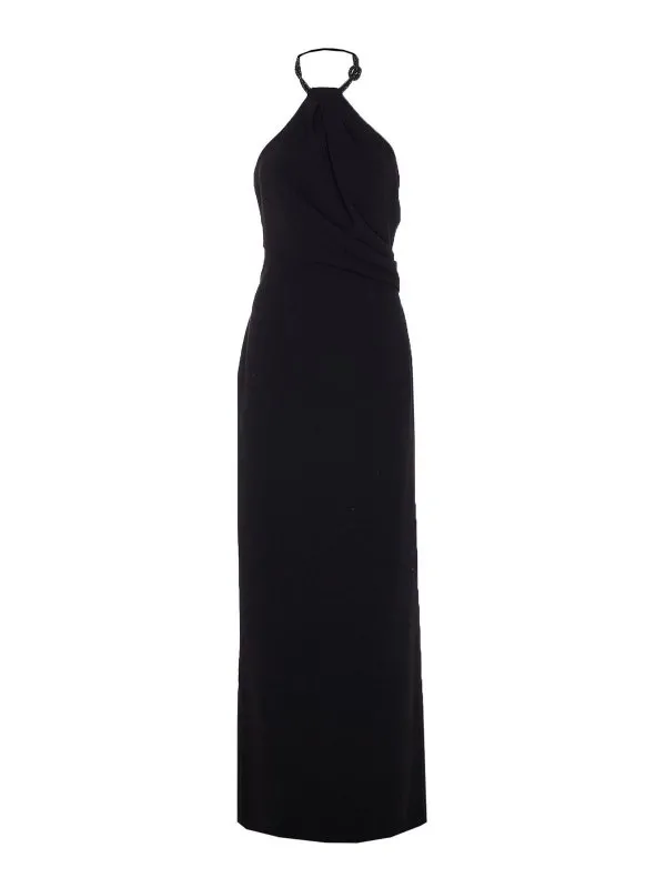 Solace London Maxi Robe - Noir - Noir - Femme | OS33015BLACKJET