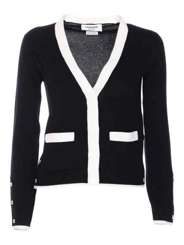 Thom Browne Cardigan - Noir - Noir - Femme | FKC581AY2001001