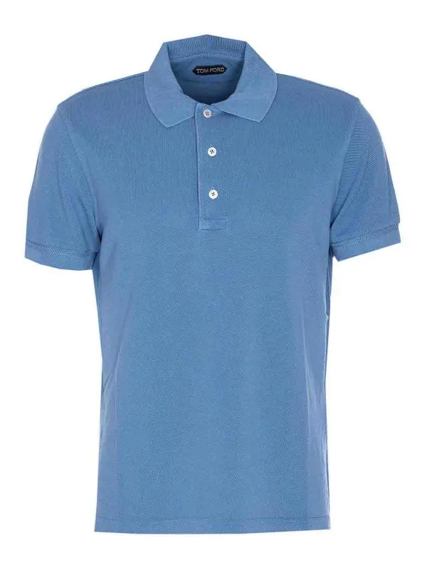 Tom Ford Polo - Bleu - Bleu - Homme | JPS011JMT013HB284