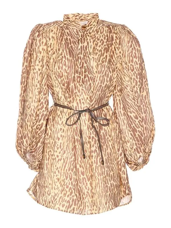 Zimmermann Robe Au Genou - Marron - Marron - Femme | 4593DSS255TNLP