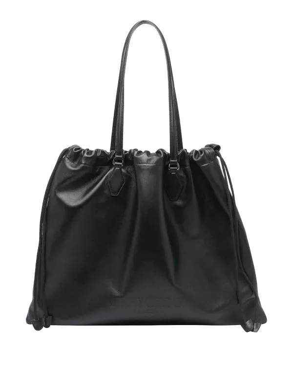 Jimmy Choo Sac Cabas - Noir | DRAWSTRINGTOTELZKPBLACKLIGHTGOLD