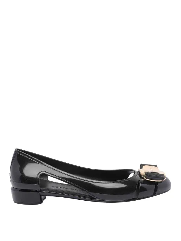 Ferragamo Ballerines - Noir - Noir - Femme | 78544101K557