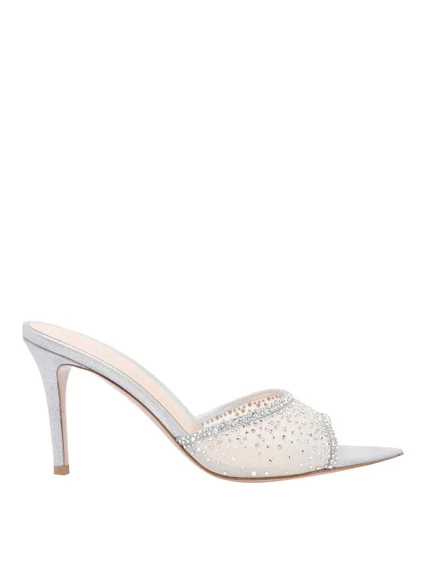 Gianvito Rossi Sandales - Argent - Argenté | G1504085RICBORSINU
