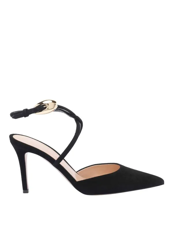 Gianvito Rossi Chaussures À Talon - Noir | G9558585RICCAMNERO