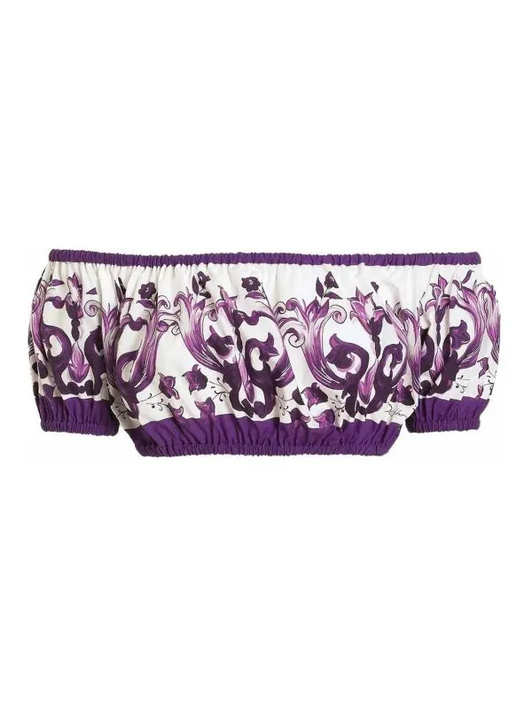 Dolce & Gabbana Top - Blanc - Blanc - Femme | F755RTHH5EQI23TN