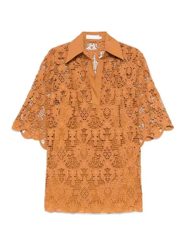 Zimmermann Top - Marron - Marron - Femme | 4483TSS254BIS