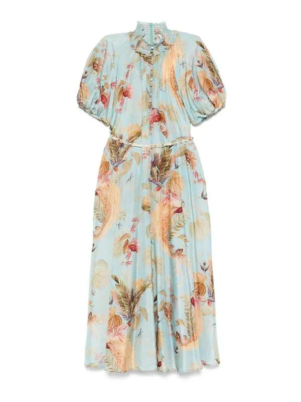 Zimmermann Maxi Robe - Bleu Clair - Bleu Clair | 4554DSS253AQPLMFLO