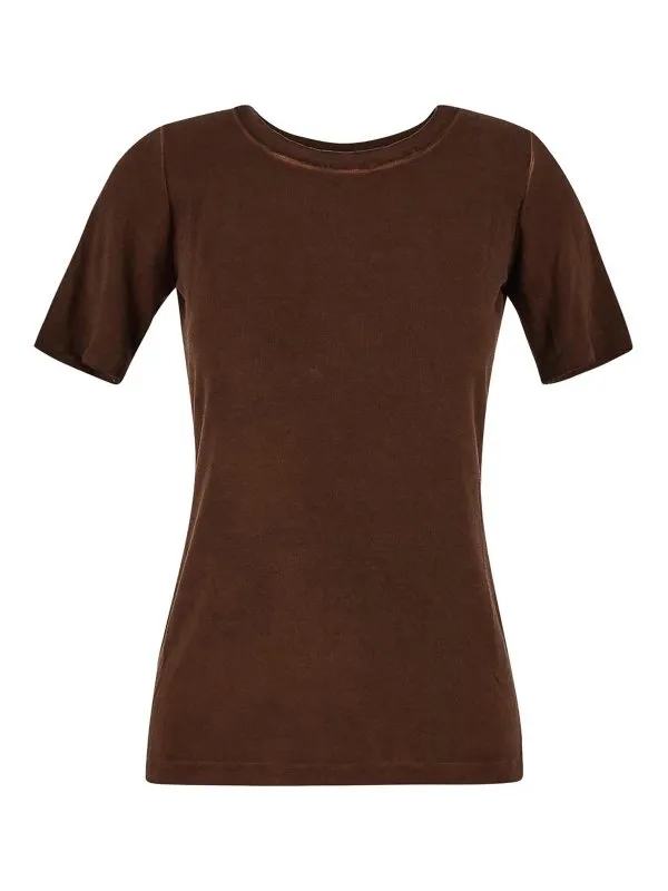 Uma Wang T-Shirt - Marron - Marron - Femme | UW1032UW065