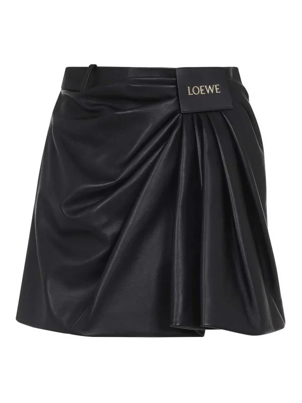 Loewe Jupe Midi - Noir - Noir - Femme | S540Y29L291100