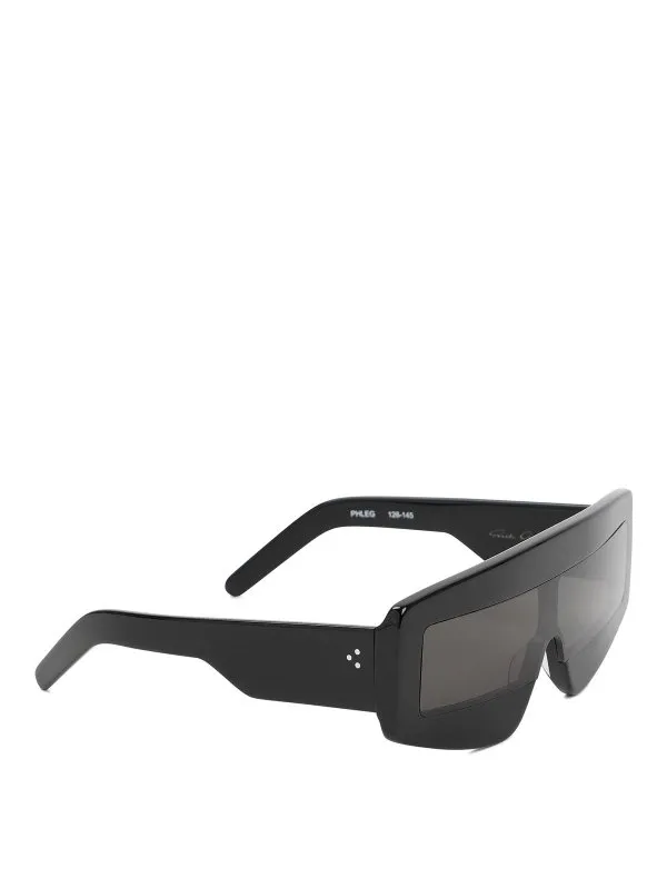 Rick Owens Lunettes De Soleil - Noir - Noir | RG0000007GBLKB0909