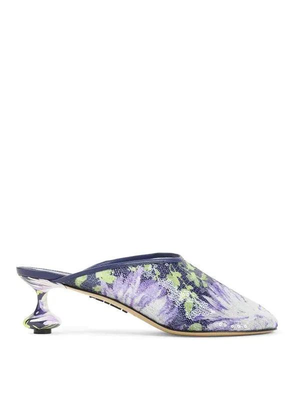Loewe Mules - Bleu - Bleu - Femme | LLST379X105657 | thebs.com
