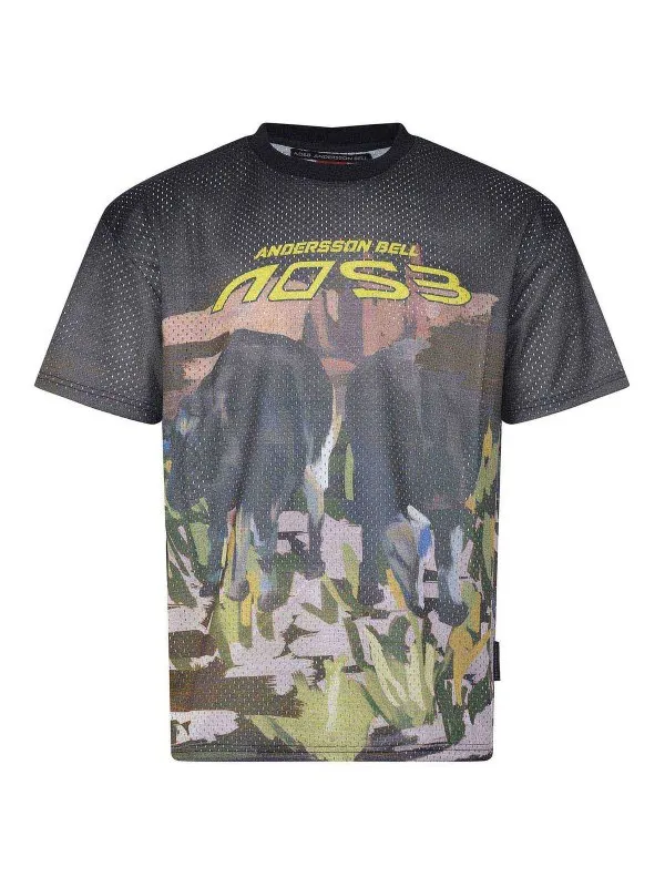 Andersson Bell T-Shirt - Multicolore - Homme | ATB1288MBROWNMUL