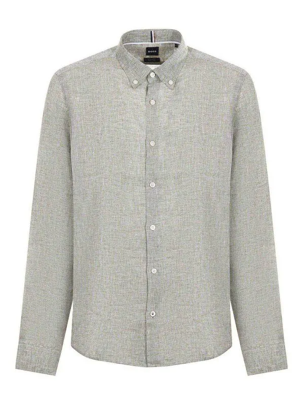 Hugo Boss Chemise - Vert - Vert - Homme | 505291371025836E18