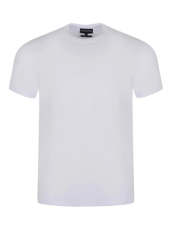 Emporio Armani T-Shirt - Blanc - Blanc - Homme | 8N1TF01JCDZ0100