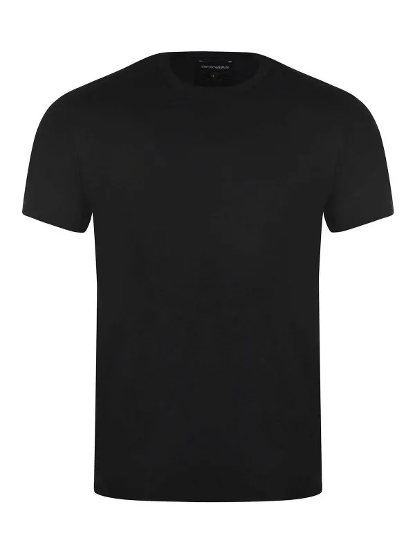 Emporio Armani T-Shirt - Noir - Noir - Homme | 8N1TF01JCDZ0999