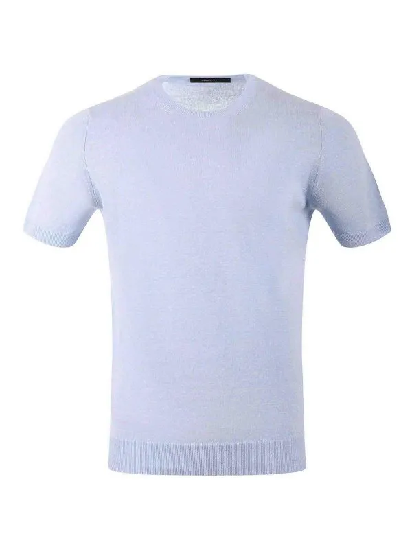 Tagliatore T-Shirt - Bleu Clair - Bleu Clair - Homme | JOSHGSE25520