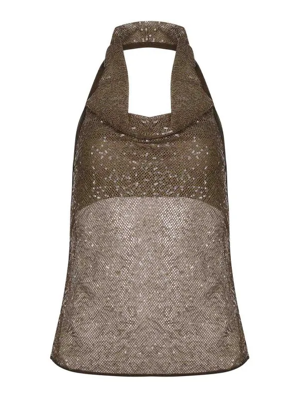 Pinko Top - Thank You - Vert - Femme | 104722A2EXX26