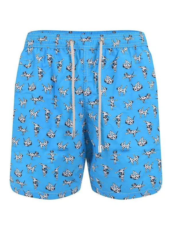 Mc2 Saint Barth Maillot De Bain - Mantra Dog - Bleu | LIG000304262F