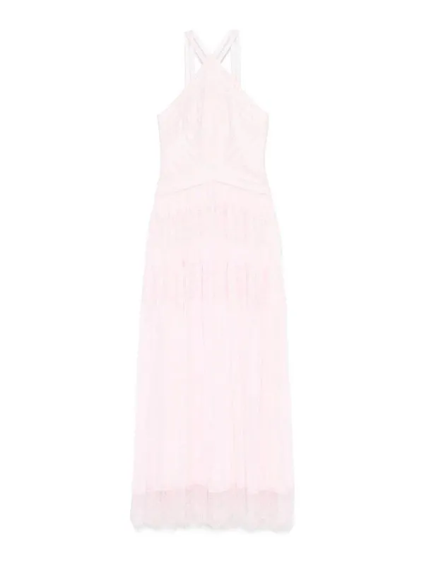 Ermanno Firenze Robe Au Genou - Rose Clair | D46EQ040E23MFA0800021